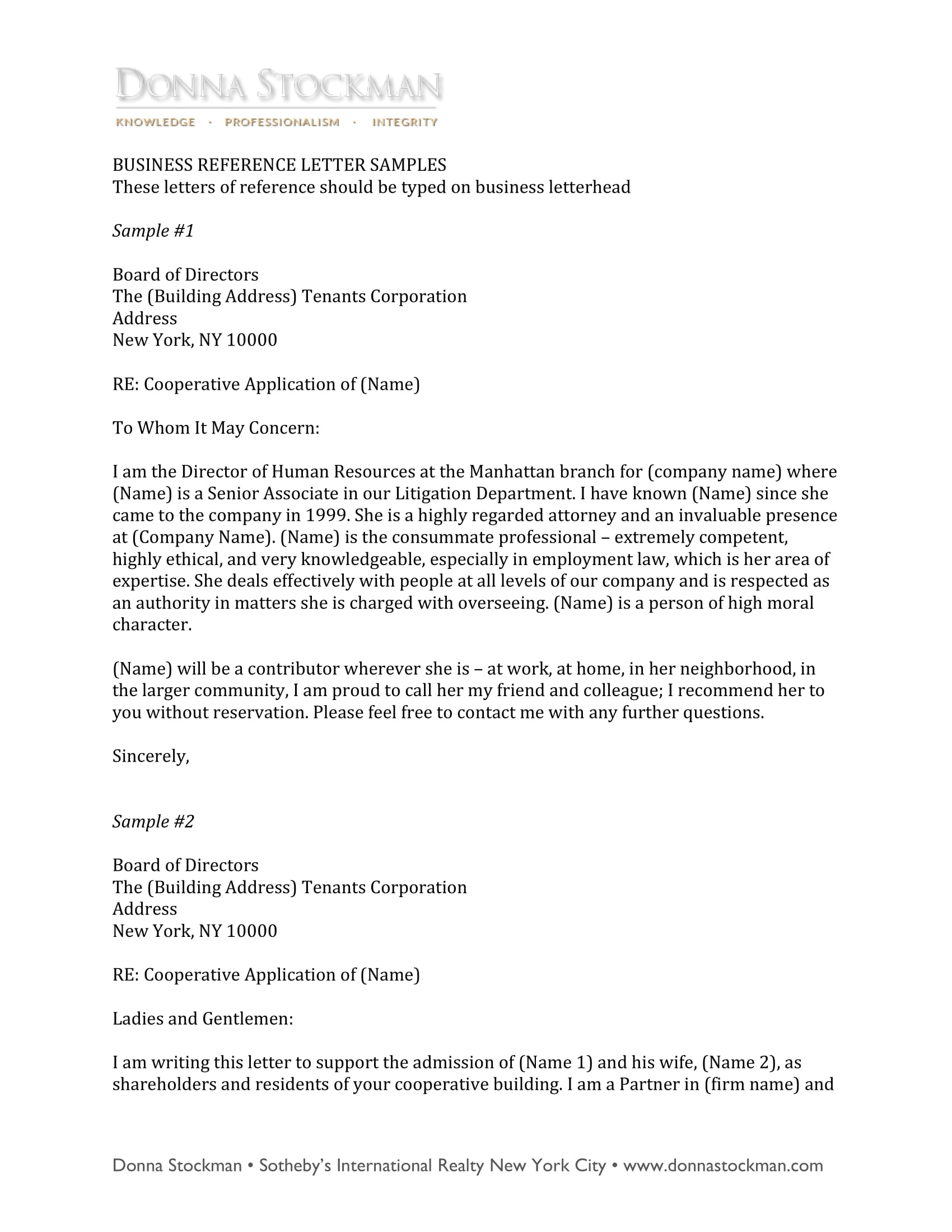 10 Business Reference Letter Examples Pdf pertaining to proportions 1700 X 2200