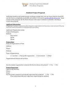 10 Student Project Proposal Examples Pdf within dimensions 1700 X 2200