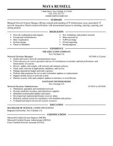 11 Amazing It Resume Examples Livecareer inside size 800 X 1035