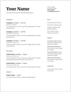 12 Free Minimalist Professional Microsoft Docx And Google Docs Cv inside measurements 830 X 1070