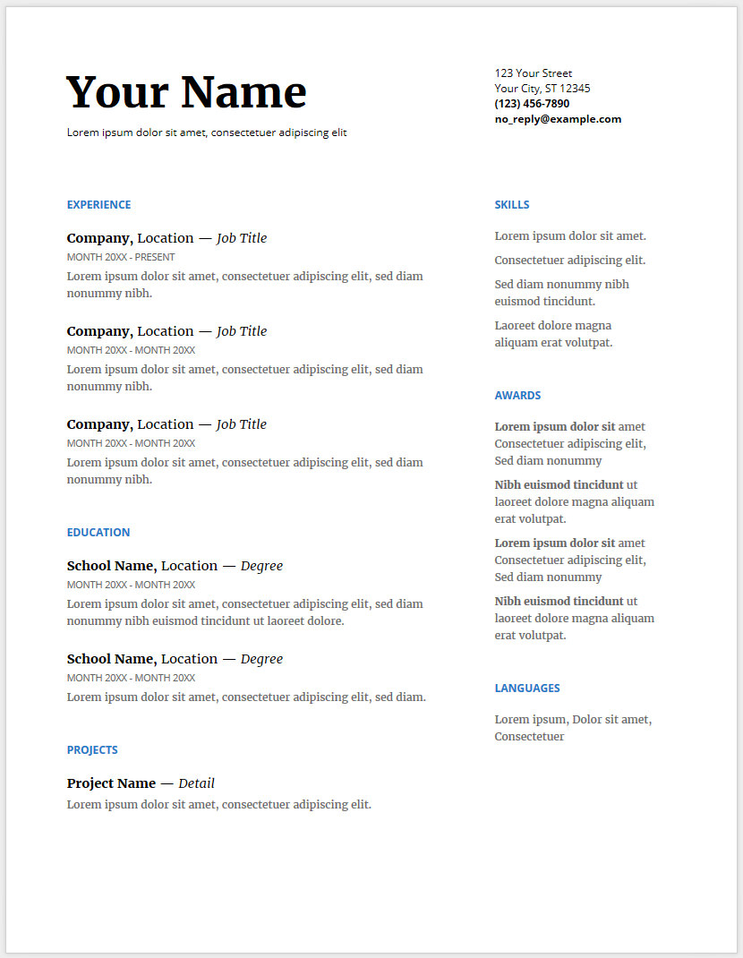 12 Free Minimalist Professional Microsoft Docx And Google Docs Cv inside measurements 830 X 1070