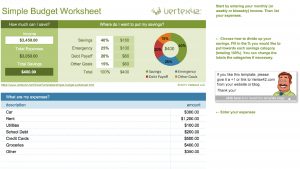 15 Easy To Use Budget Templates Gobankingrates regarding measurements 1920 X 1081