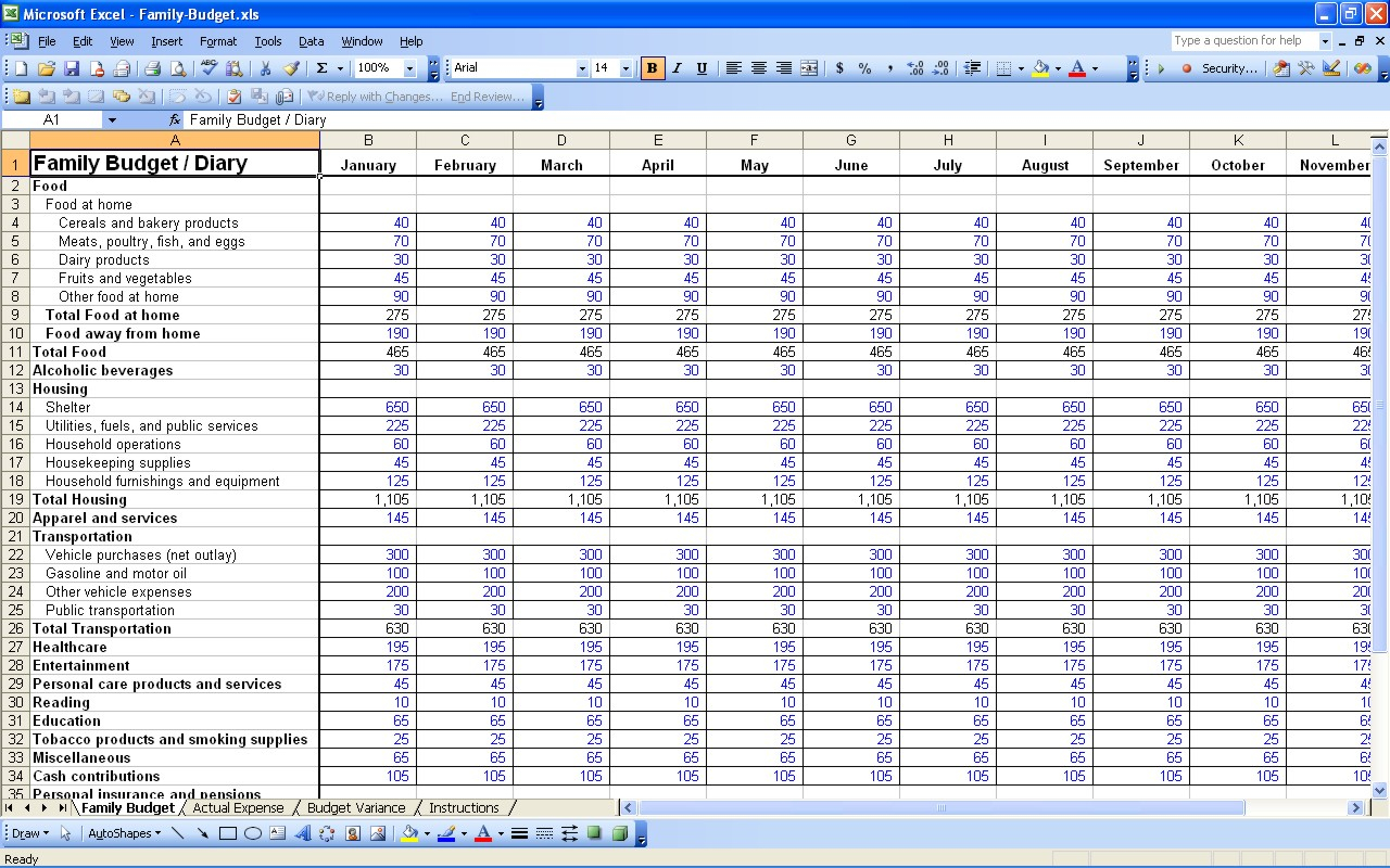 15 Free Personal Budget Spreadsheet Excel Spreadsheet throughout proportions 1280 X 800