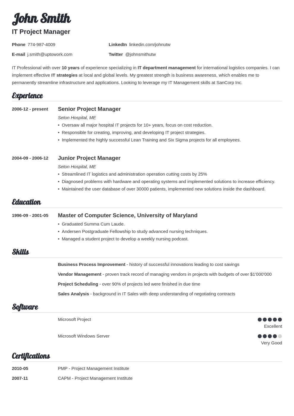 20 Resume Templates Download Create Your Resume In 5 Minutes inside sizing 990 X 1400