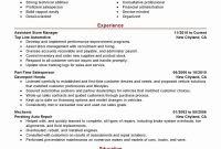 30 Assistant Store Manager Resume Free Resume Templates regarding measurements 800 X 1035