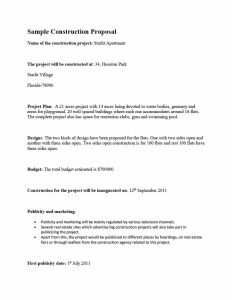 31 Construction Proposal Template Construction Bid Forms intended for measurements 900 X 1165