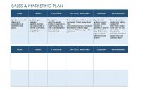 32 Sales Plan Sales Strategy Templates Word Excel intended for measurements 1045 X 797