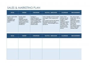 32 Sales Plan Sales Strategy Templates Word Excel intended for measurements 1045 X 797