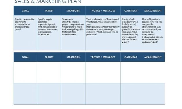 32 Sales Plan Sales Strategy Templates Word Excel intended for measurements 1045 X 797