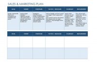 32 Sales Plan Sales Strategy Templates Word Excel with measurements 1045 X 797