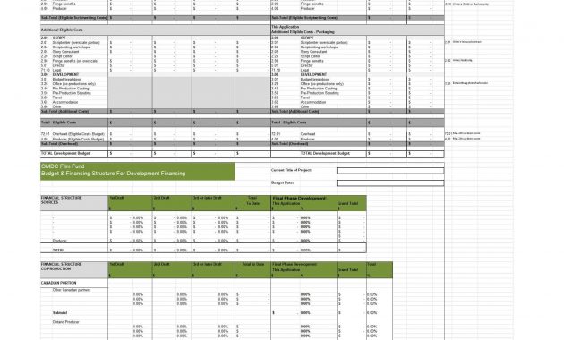 33 Free Film Budget Templates Excel Word Template Lab pertaining to measurements 2088 X 2108