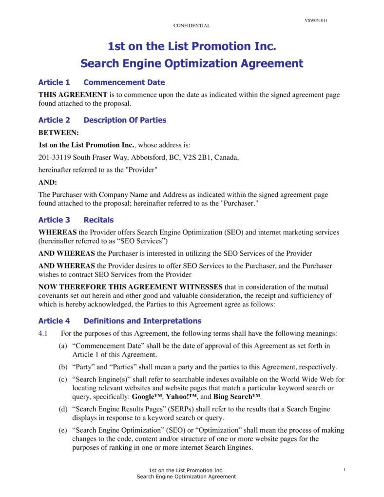 4 Seo Proposal Templates Pdf Free Premium Templates with regard to proportions 788 X 1020