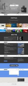 41 Html5 Resume Templates Free Samples Examples Format Download with regard to size 600 X 1796