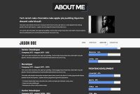 41 Html5 Resume Templates Free Samples Examples Format Download with regard to size 600 X 1796