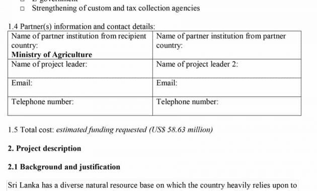 43 Professional Project Proposal Templates Template Lab inside proportions 900 X 1228