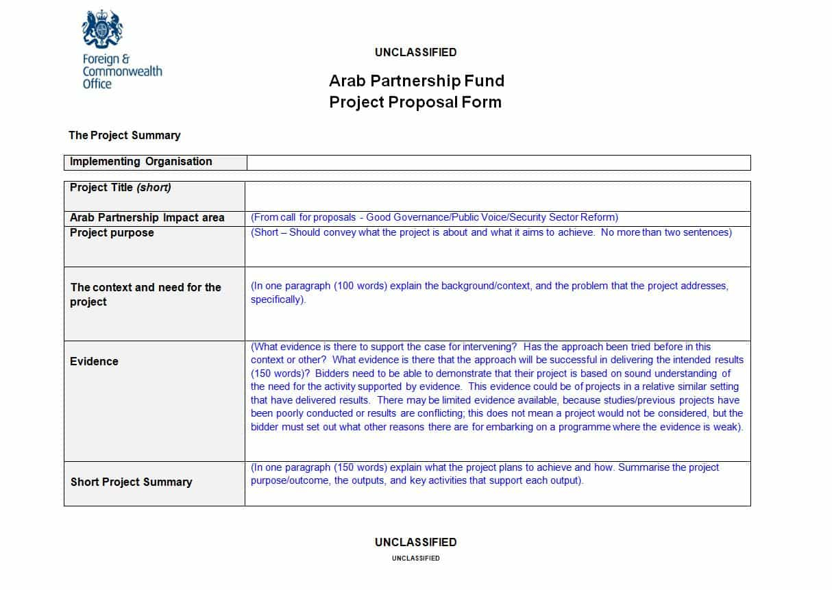 43 Professional Project Proposal Templates Template Lab intended for measurements 1214 X 861