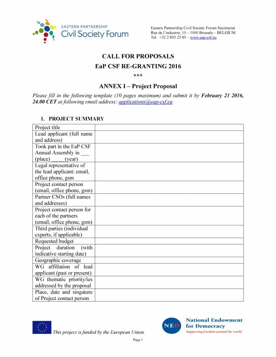 43 Professional Project Proposal Templates Template Lab with sizing 900 X 1165