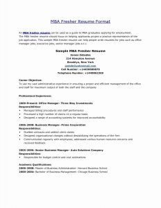 46 New Mba Finance Resume Sample For Freshers Resume Templates pertaining to size 1275 X 1650