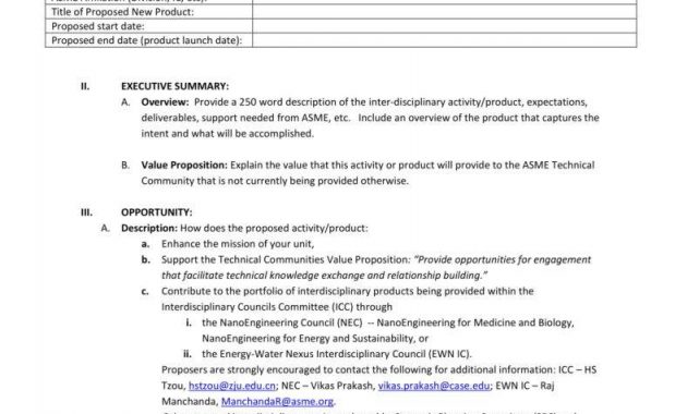 5 New Product Proposal Templates For Business Free Premium within dimensions 788 X 1020