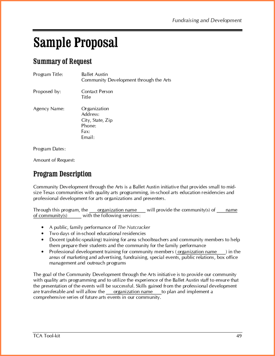6 Formal Business Proposal Format Project Proposal Business in proportions 908 X 1173