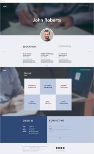 7 Polished Resume Website Templates For All Professionals with regard to dimensions 925 X 1500