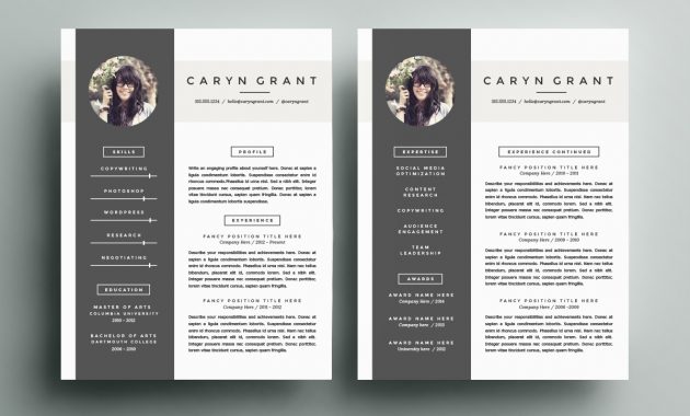 70 Well Designed Resume Examples For Your Inspiration intended for measurements 1200 X 799