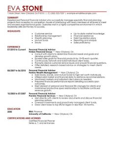 8 Amazing Finance Resume Examples Livecareer with proportions 800 X 1035