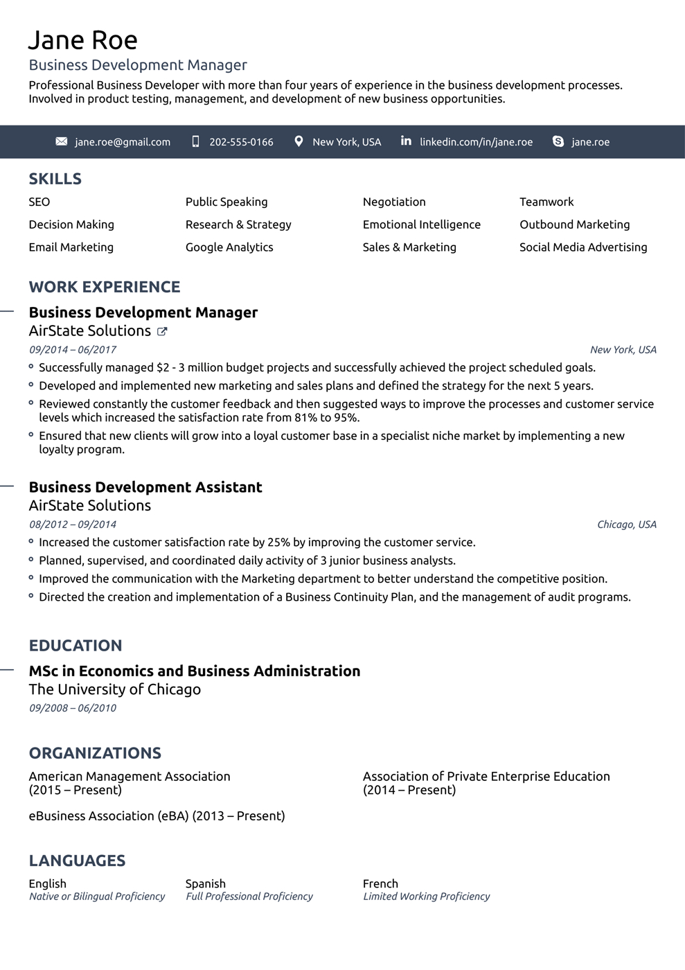 8 Best Online Resume Templates Of 2019 Download Customize for measurements 989 X 1400