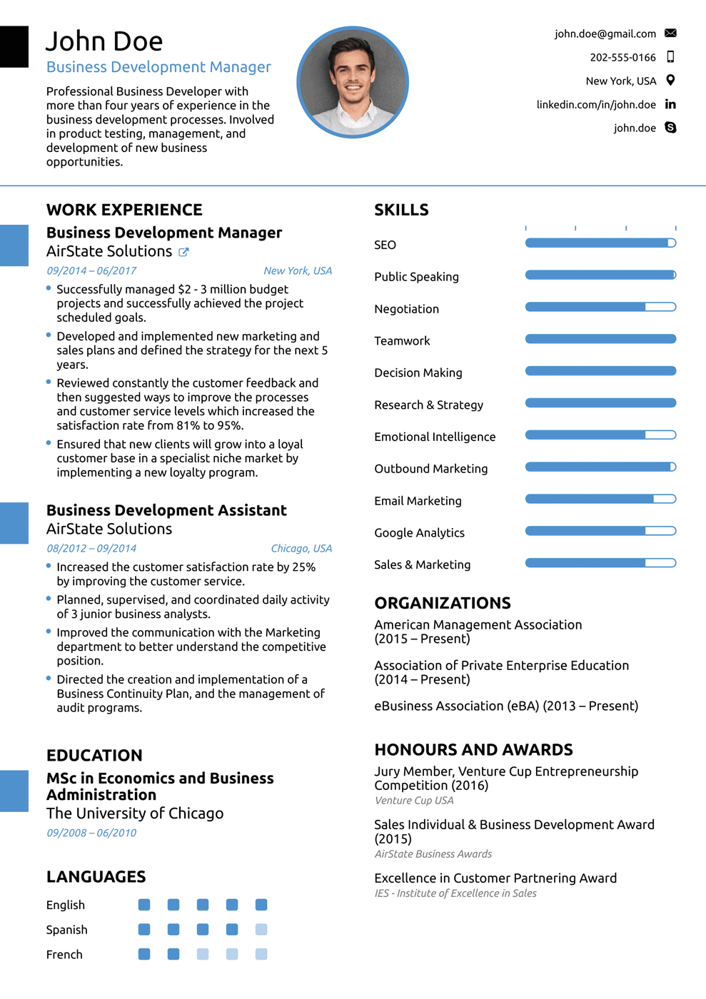 8 Best Online Resume Templates Of 2019 Download Customize pertaining to sizing 989 X 1400