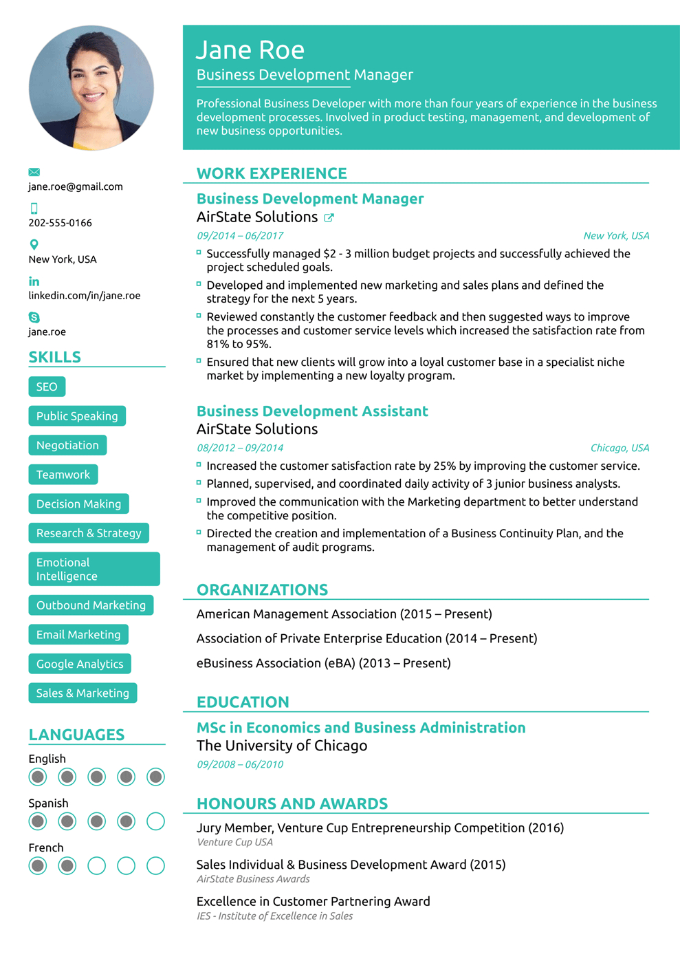 8 Best Online Resume Templates Of 2019 Download Customize within size 989 X 1400