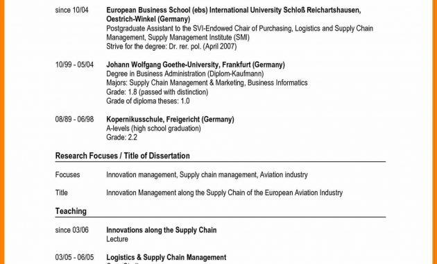 8 Sample Of Curriculum Vitae For Job Application Pdf Edu in proportions 1917 X 2696