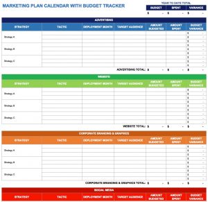 9 Free Marketing Calendar Templates For Excel Smartsheet intended for proportions 933 X 905