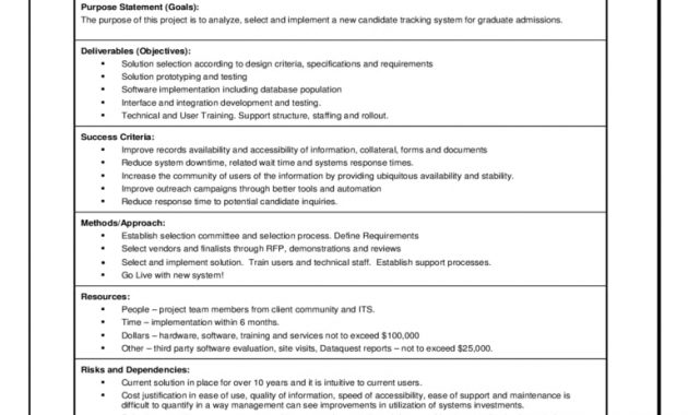 9 Software Project Proposal Examples Pdf for size 768 X 1024