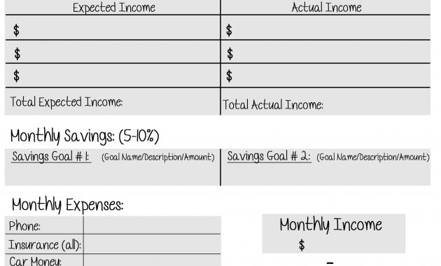 A Free Printable Monthly Budget Sheet Created For Young Adults Who inside size 2550 X 3300