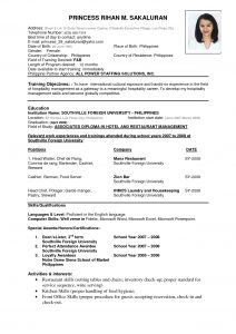 A Perfect Resume Format Format Perfect Resume Resume Format inside dimensions 1240 X 1754