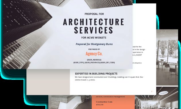 Architecture Proposal Template Free Sample Proposify throughout size 1116 X 951