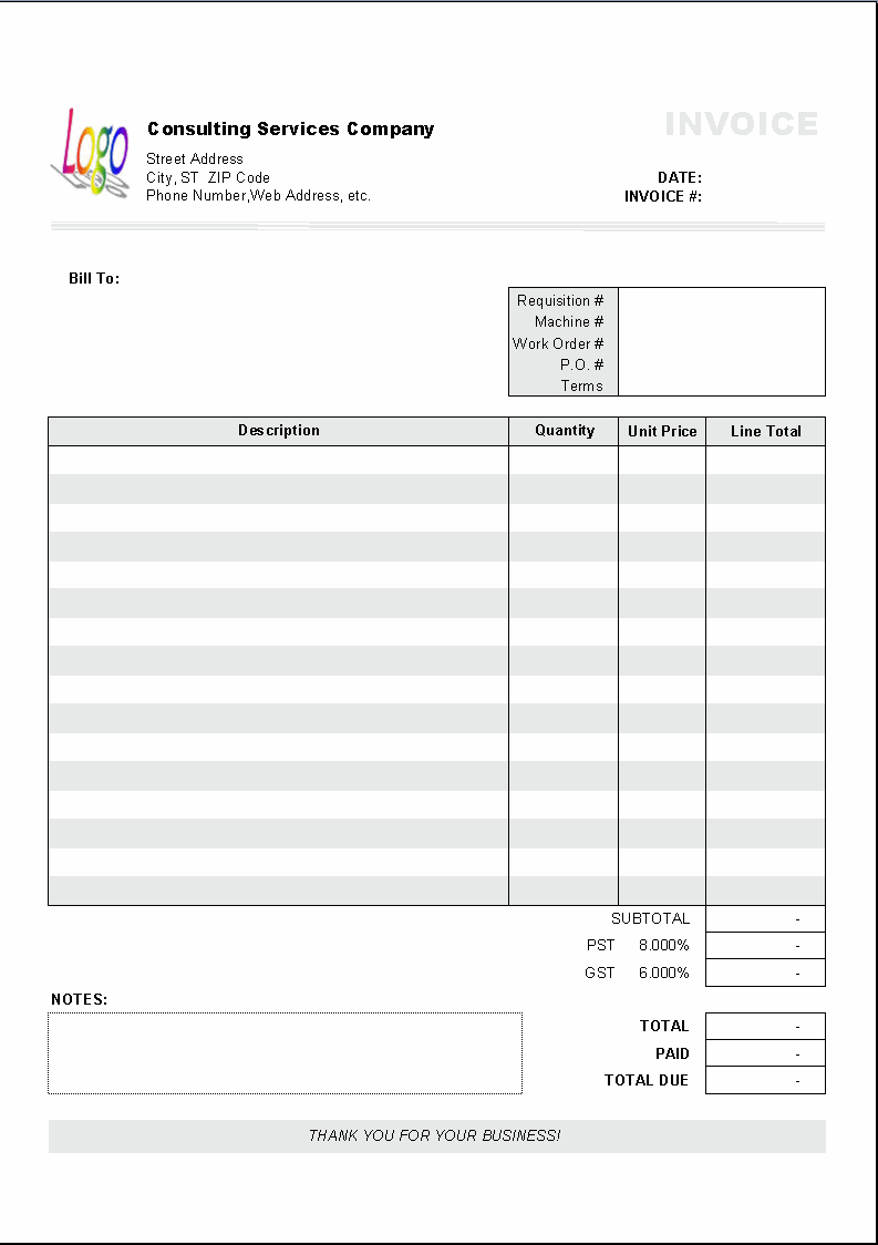 Australian Tax Invoice Template Excel Invoice Template in size 793 X 1124