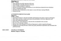 Automotive Service Manager Resume Samples Velvet Jobs within sizing 860 X 1240