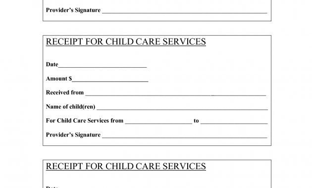 Basitting Receipt Bing Images Ba Childcare Basitting within proportions 1275 X 1650