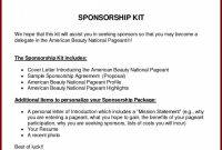 Bass Fishing Sponsorship Proposal Template with regard to dimensions 881 X 1136