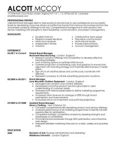 Best Brand Manager Resume Example Livecareer regarding proportions 800 X 1035