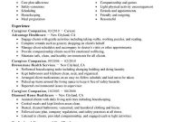 Best Caregivers Companions Resume Example Livecareer in dimensions 800 X 1035