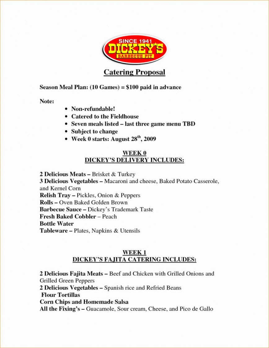 Best Of Catering Menu Proposal Template Gd97 Documentaries For throughout sizing 868 X 1123