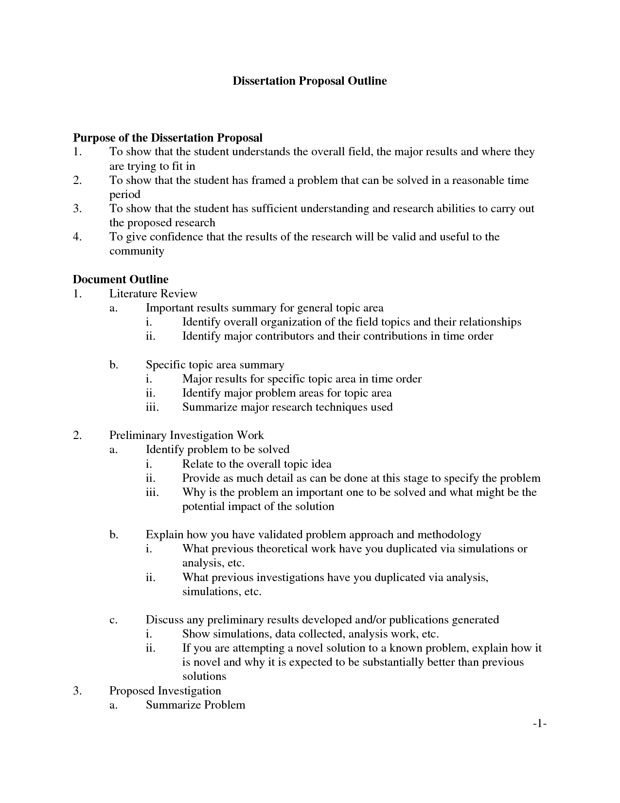 Best Photos Of Dissertation Outline Example Thesis Proposal intended for size 1275 X 1650