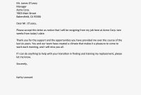 Best Resignation Letter Examples throughout sizing 1000 X 1000