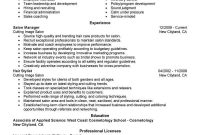 Best Salon Manager Resume Example Livecareer throughout size 800 X 1035