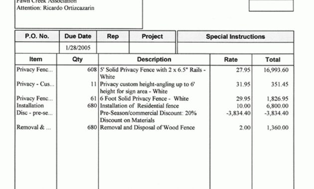 Bid Proposal Template 12 Free Word Excel Pdf Documents Fence within dimensions 793 X 994