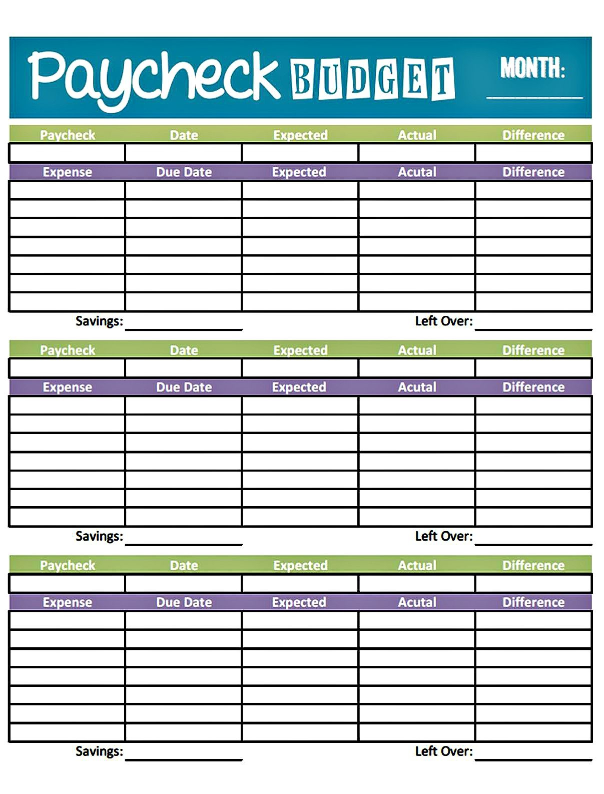 Budget Worksheet Printable Get Paid Weekly And Charlie Gets Paid in proportions 1207 X 1586
