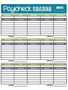 Budget Worksheet Printable Get Paid Weekly And Charlie Gets Paid regarding dimensions 1207 X 1586