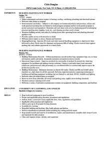 Building Maintenance Worker Resume Samples Velvet Jobs with regard to sizing 860 X 1240